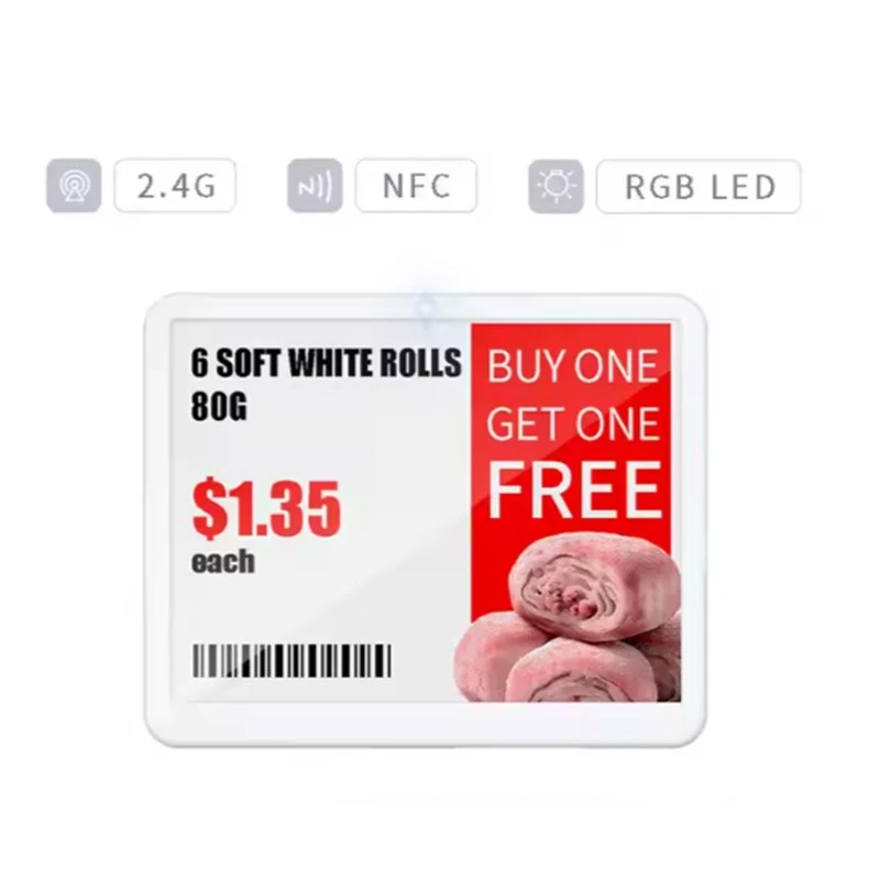 5.8'' E-ink Electronic Shelf Labels - Supports NFC & 7-Color LED best